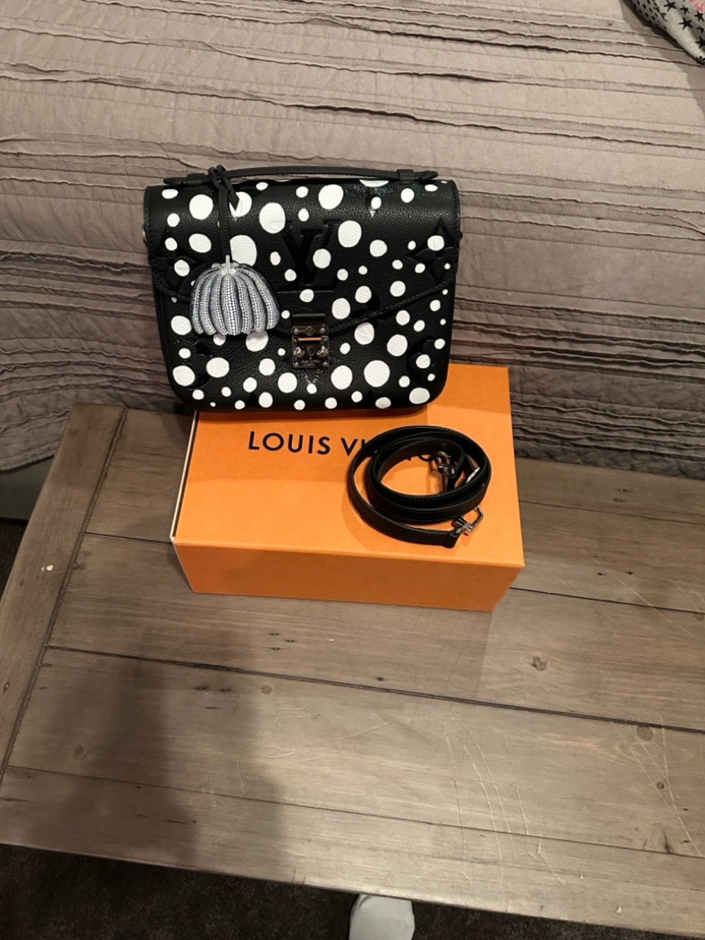 Louis Vuitton Yayoi Kusama Black & White Polka Dot Crossbody Bag